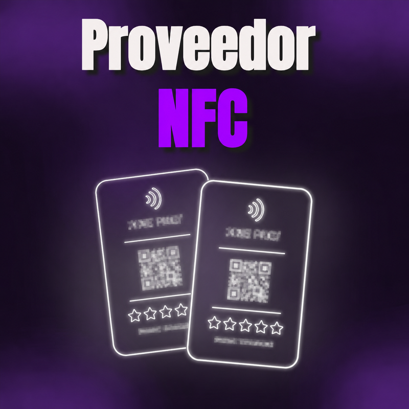 PROVEEDOR TARJETAS NFC