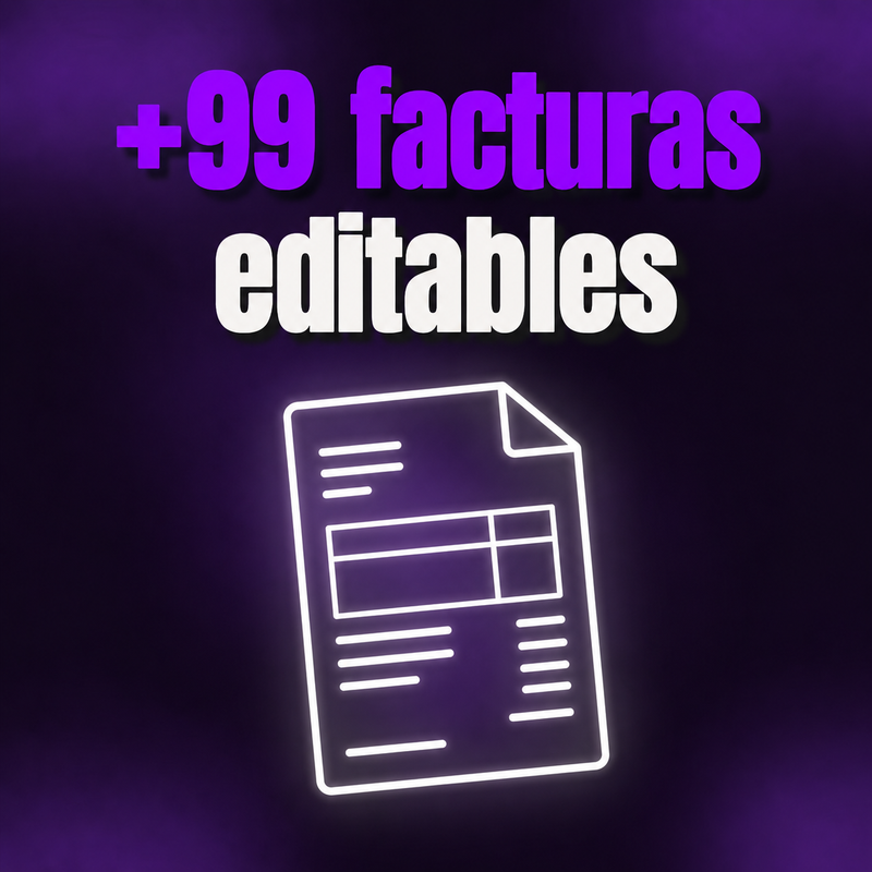+99 FACTURAS EDITABLES